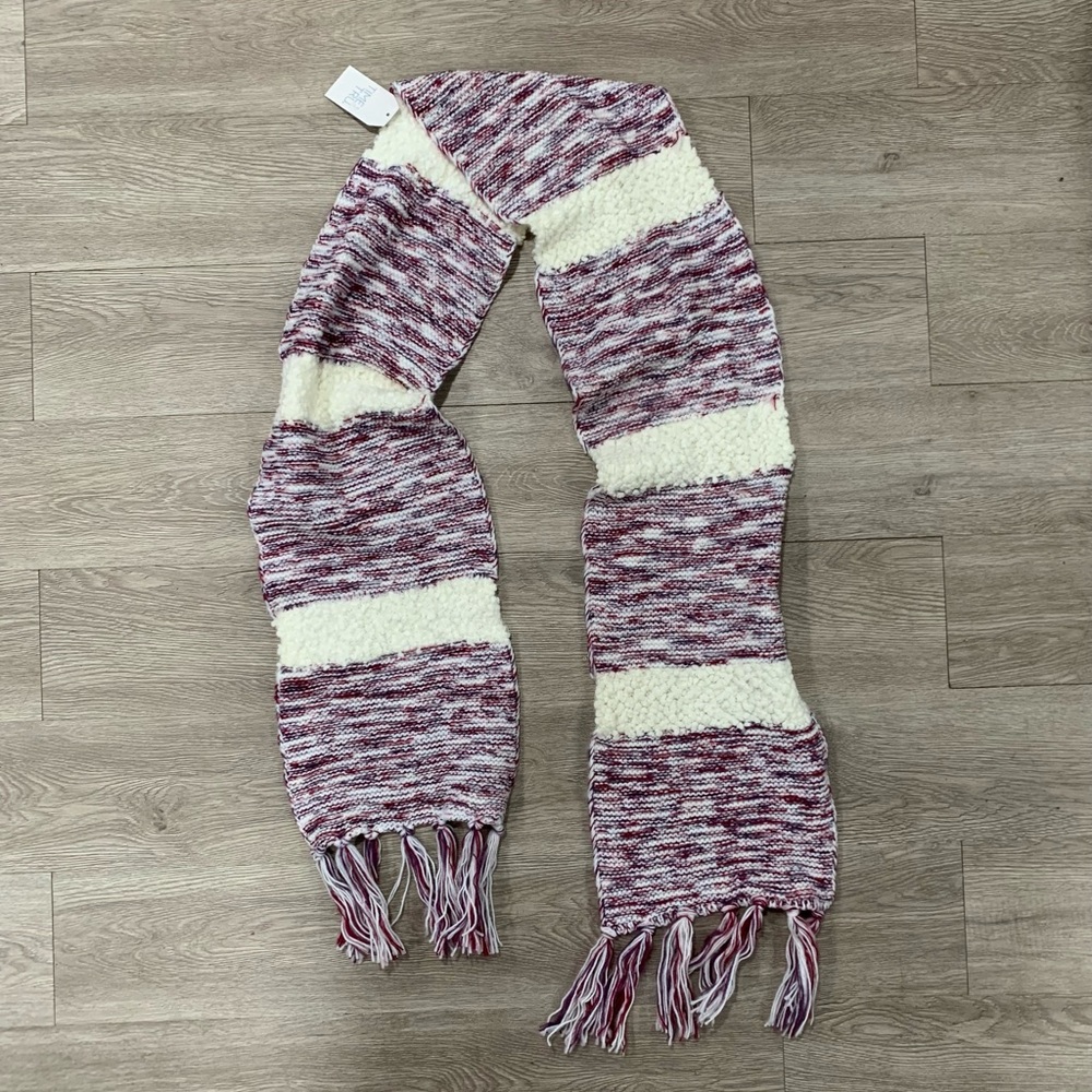 Purple/Pink + White Time & Tru Scarf
